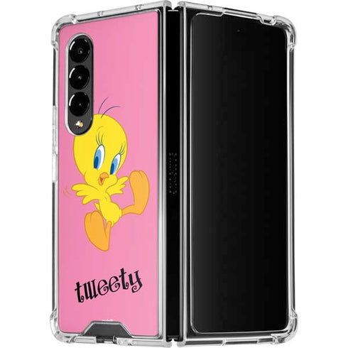 Looney Tunes Tweety Pinky Galaxy Z Fold4 5G Clear Case